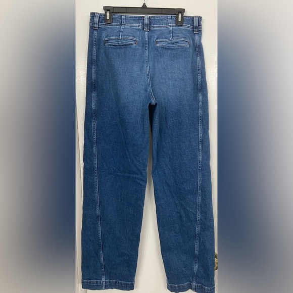 Madewell Tapered Denim Trouser Jeans Blue Size 30 - Picture 6 of 10